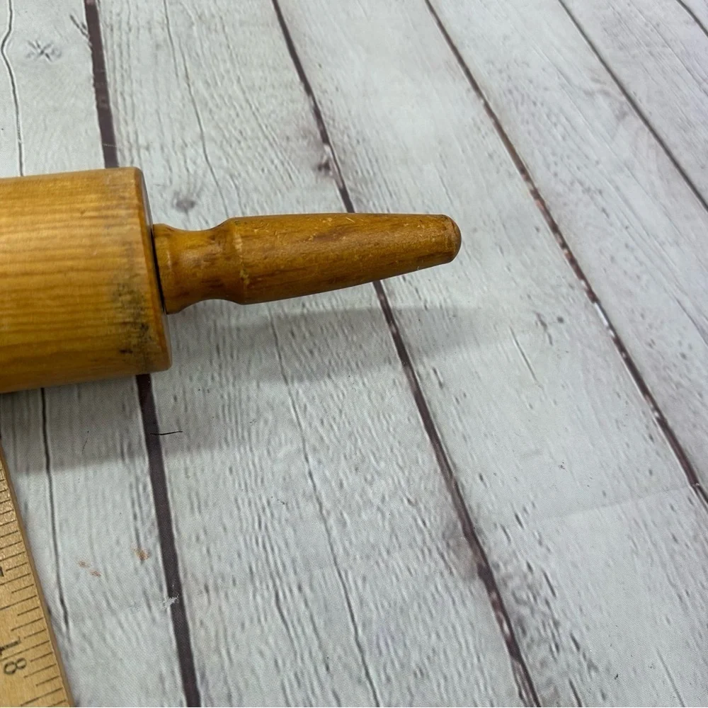 vintage Classic Wooden Rolling Pin for decor countryside cottage